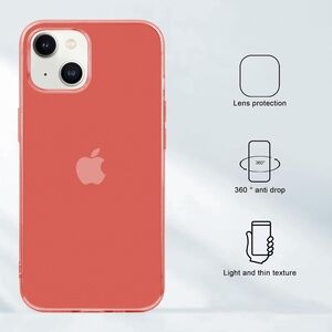 iPhone 14 Clear Red Case